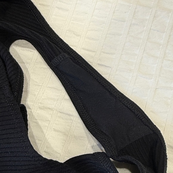 NWOT Reformation Luna Ribbed black bodysuit size medium - Picture 6 of 6